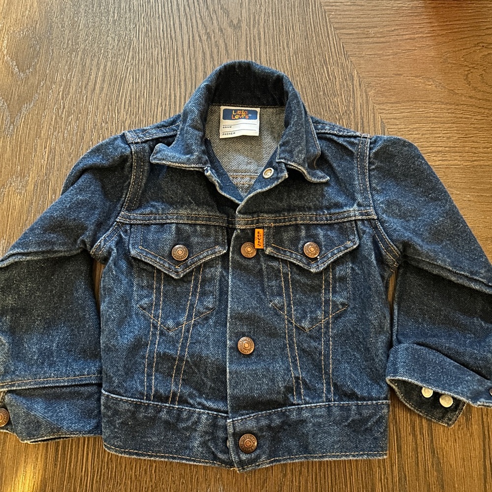 Little Levi’s Jean jacket (doesn’t have a size-fits 2T)